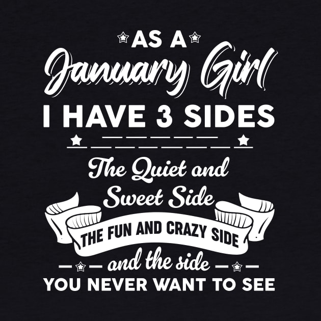 As A January Girl I Have 3 Sides The Quiet & Sweet by Zaaa Amut Amut Indonesia Zaaaa